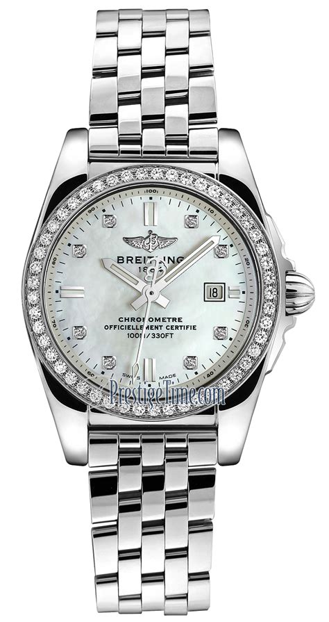 breitling galactic 29 diamond ladies watch|Breitling A72348531A1A1 Ladies Galactic 29 Sleek  .